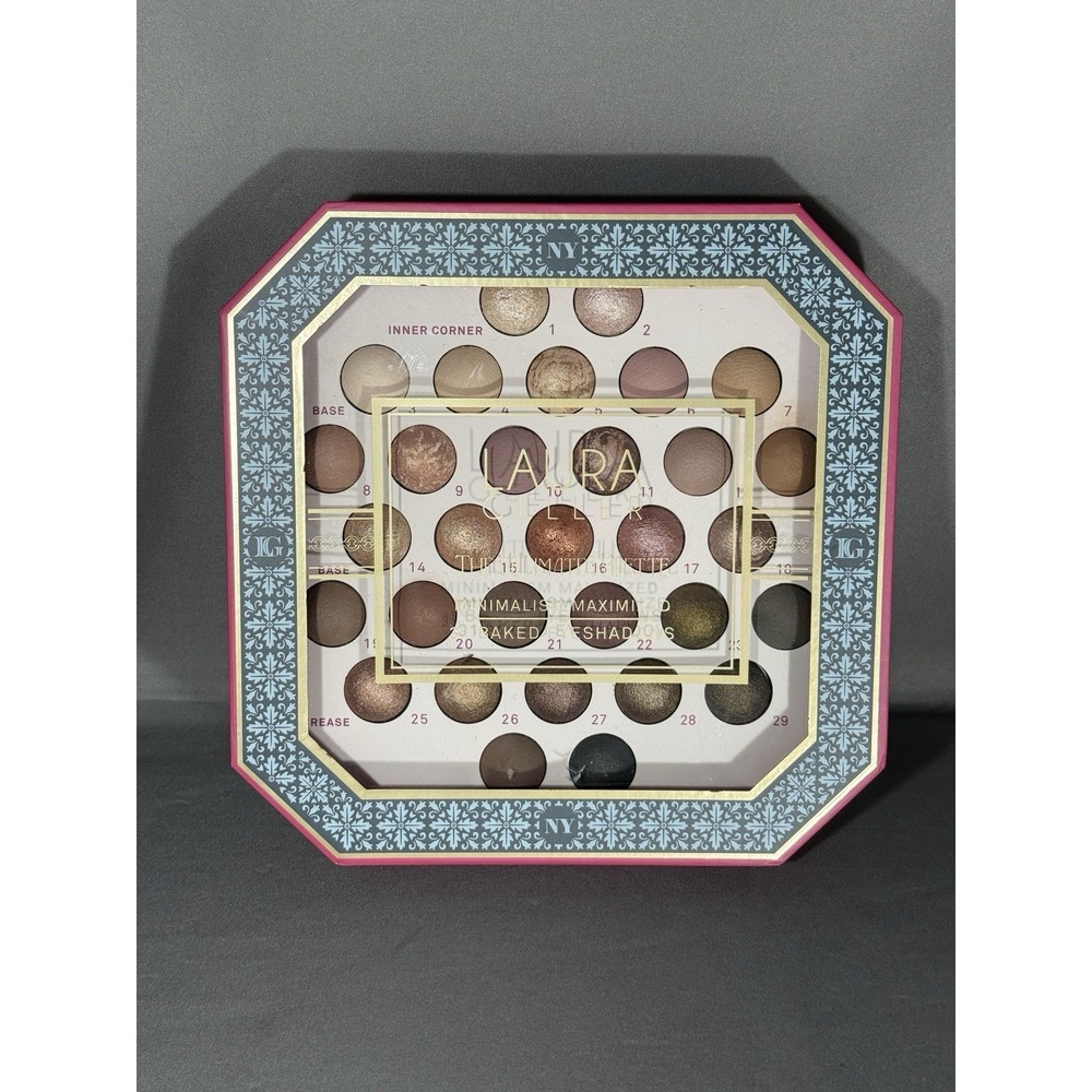 LAURA GELLER THE ULTIMATE PALETTE 31 CREAM TO POWDER BAKED EYESHADOWS NEW
